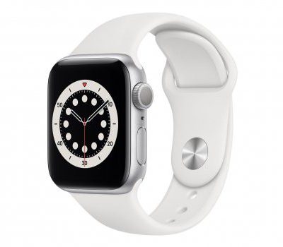Apple Watch 6 40/Silver Aluminium/White Sport GPS