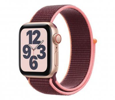 Apple Watch SE 40/Gold Aluminium/Plum Sport Loop LTE