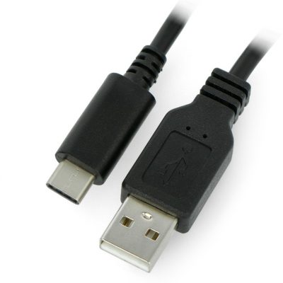 ART Przewód USB 2.0 typ A - USB 2.0 typ C czarny - 2m MOF-16293