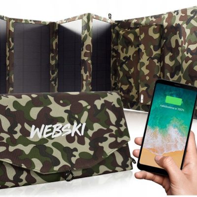 ASUS Składany Przenośny Panel Solarny 20W Na Camping