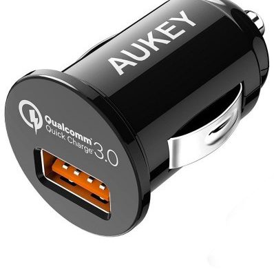 Aukey Ładowarka samochodowa CC-T13 (USB; kolor czarny)