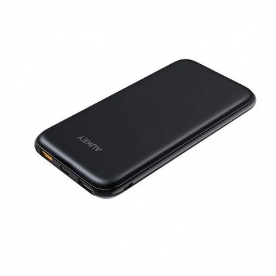 Aukey PB-Y13 Black ultraszybki Power Bank | 10000 mAh | 4xUSB | Quick Charge 3.0 | Power Delivery | kabel USB-C