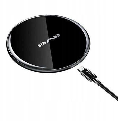 AWEI ład. indukcyjna W8 10W czarny/black