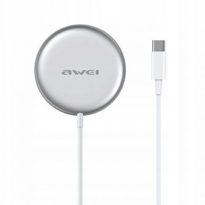 AWEI Ładowarka indukcyjna W10 MagSafe 15W biała