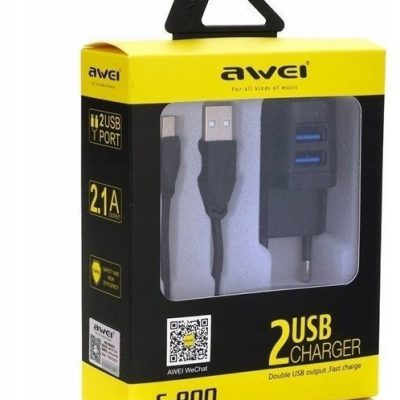 AWEI Ładowarka Sieciowa C900 4xUSB Czarna