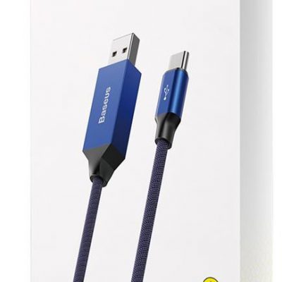 Baseus kabel Artistic (typ-c | 5m) 3A niebieski