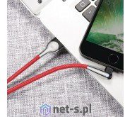 Baseus Kabel CALMVP-D09 USB 2.0 typu A M Lightning M 1m kolor czerwony