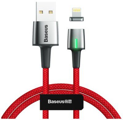 Baseus Kabel USB Lightning Zinc CALXC-A09 1 m Czerwony