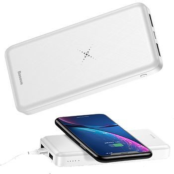 Baseus POWERBANK 10000mAh ŁADOWARKA INDUKCYJNA 2w1