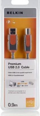 Belkin Kabel USB A/B DSTP 0.9m CU1000cp0.9M
