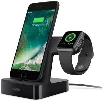 Belkin ŁADOWARKA POWERHOUSE CHARGE DOCK APPLE WATCH + IPHONE, CZARNA F8J200vfBLK
