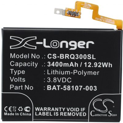 BlackBerry Passport / BAT-58107-003 3400mAh 12.92Wh Li-Polymer 3.8V (Cameron Sin