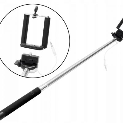 Blow Kijek do zdjęć selfie stick uchwyt z kablem