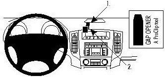 Brodit AB dla Clip do Mitsubishi Pajero 07-15 853981
