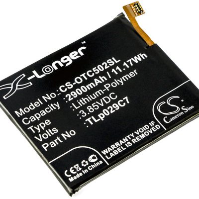 Cameron Sino Alcatel One Touch Idol 3C TLp029C7 2900mAh 11.17Wh Li-Polymer 3.85V CS-OTC502SL