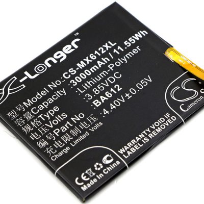 Cameron Sino MeiZu M5s BA612 3000mAh 11.55Wh Li-Polymer 3.85V CS-MX612XL