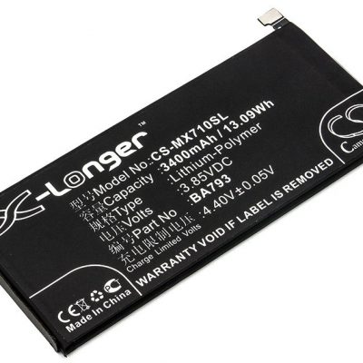 Cameron Sino Meizu Pro 7 Plus BA793 3400mAh 13.09Wh Li-Polymer 3.85V
