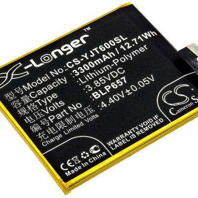 Cameron Sino OnePlus 6 BLP657 3300mAh 12.71Wh Li-Polymer 3.85V