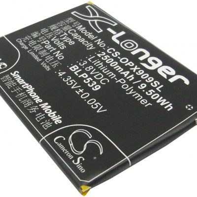 Cameron Sino Oppo Find 5 / BLP539 2500mAh 9.50Wh Li-Polymer 3.8V CS-OPX909SL