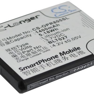 Cameron Sino Oppo R803 / BLT027 1400mAh 5.18Wh Li-Ion 3.7V CS-OPR805SL