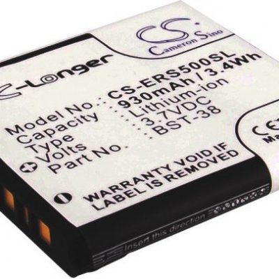 Cameron Sino Sony Ericsson S500 / BST-38 930mAh 3.44Wh Li-Ion 3.7V GC-BCE389