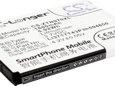 Cameron Sino ZTE Grand X / Li3716T42P3h594650 1600mAh 5.92Wh Li-Ion 3.7V CS-ZT (CS-ZTN970XL)