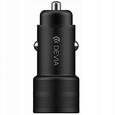Devia Ładowarka Samochodowa 2x Usb 2,4A Qc 3.0