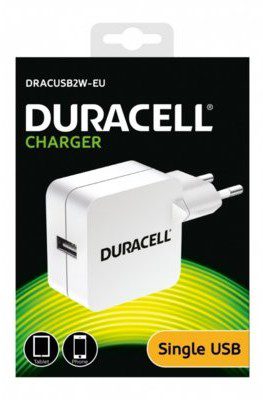 Duracell Ładowarka 2.4A do smartfonów i tabletów (DRACUSB2W-EU)