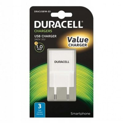 Duracell Ładowarka 5V 1A biała SB1W sieciowa
