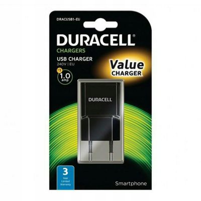 Duracell Ładowarka 5V 1A Usb czarna SB1 sieciowa