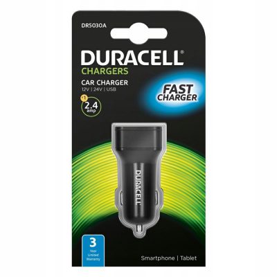Duracell Ładowarka samochodowa Usb A 2.4A 5030A