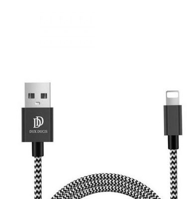 DuxDucis LIGHTNING CABLE 100CM BLACK
