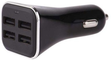 Emos Ładowarka samochodowa Smart 4xUSB 6.8A 34W V0214 BLACK WEEKEND od 24 do 26 listopada V0214