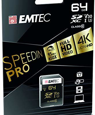 Emtec SDXC SPEEDIN 64GB Class10 95MB/s UHS-I U3 (ECMSD64GXC10SP)
