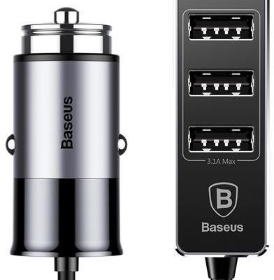 Enjoy Baseus Ładowarka samochodowa Baseus Together 4xUSB-A Black BSU021BLK