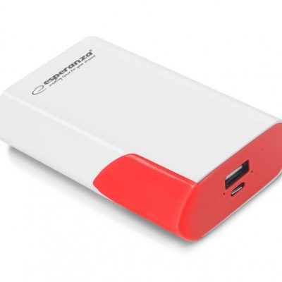 Esperanza Boson 6000mAh Biało-czerwony (EMP111WR)