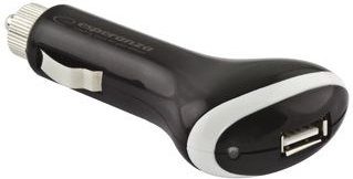 Esperanza Ładowarka samochodowa EZ105 1xUSB 1000 mA