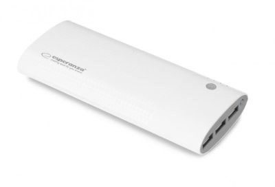 Esperanza Uranium 13800mAh Biało-szary (EMP115WE)
