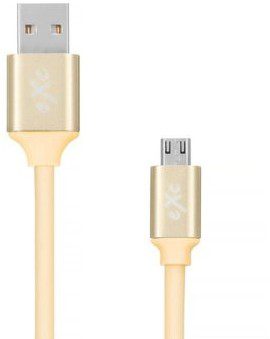 EXC Kabel USB 2.0 eXc STRONG USB A M micro USB B M 5-pin 0,9m złoty KKE0KKBU0510