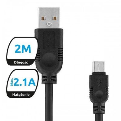 eXc Kabel USB-mUSB eXc WHIPPY, 2m, mix kolorów