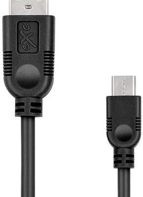 eXc mobile Pozostali Kabel micro USB 2.0 do USB-C Whippy 0,9m czarny odbierz w Warszawie Faktura VAT 23% Polska gwarancja MO-EC-F163