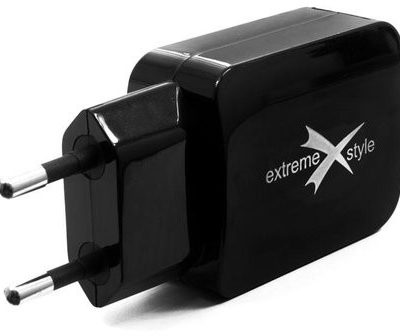 eXtreme style ładowarka sieciowa z dwoma gniazdami USB 3100mA TC31U2