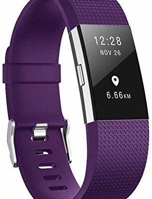 fitbit AOCGO Zapasowy pasek do zegarka na rękę Charge 2, zamienny pasek do miękkich akcesoriów, Charge 2 (6,7