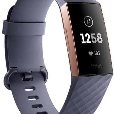 Fitbit Charge 3 Różowe Złoto Niebieska Szarość