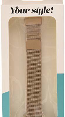 fitbit Peter Jäckel PETER JÄCKEL Bransoletka do CHARGE 3 stal szlachetna Milanaise szampański złoty 17202