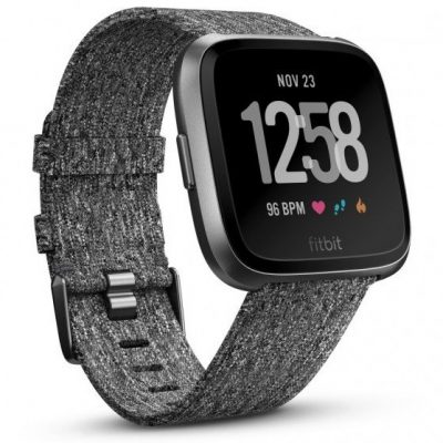 Fitbit Versa Special Edition Charcoal Woven
