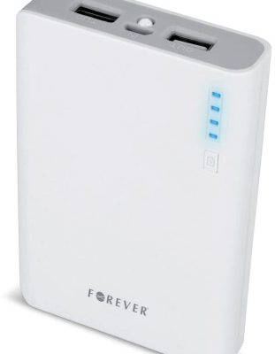 Forever TB-012 10000mAh Biało-szary