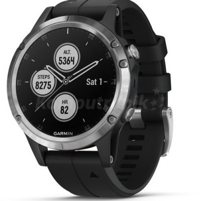 Garmin Fenix 5 Plus Srebrno-czarny (010-01988-11)