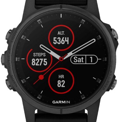 Garmin Fenix 5S Plus Sapphire Czarny (010-01987-03)