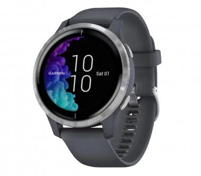 Garmin Venu srebrno-granatowy